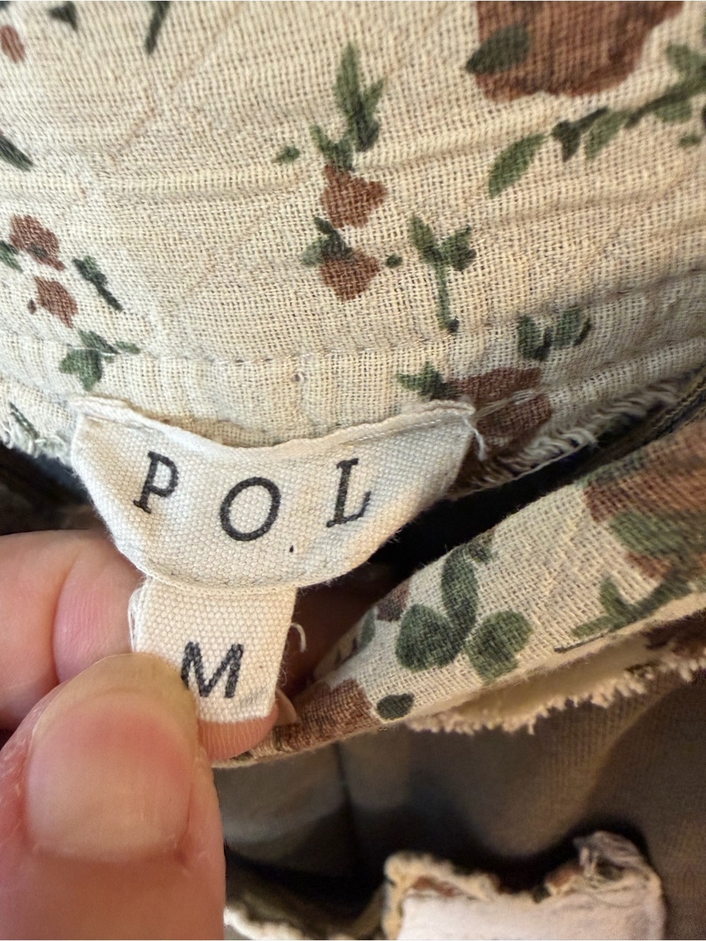 POL Wide-Leg Olive overalls - Picture 4 of 15